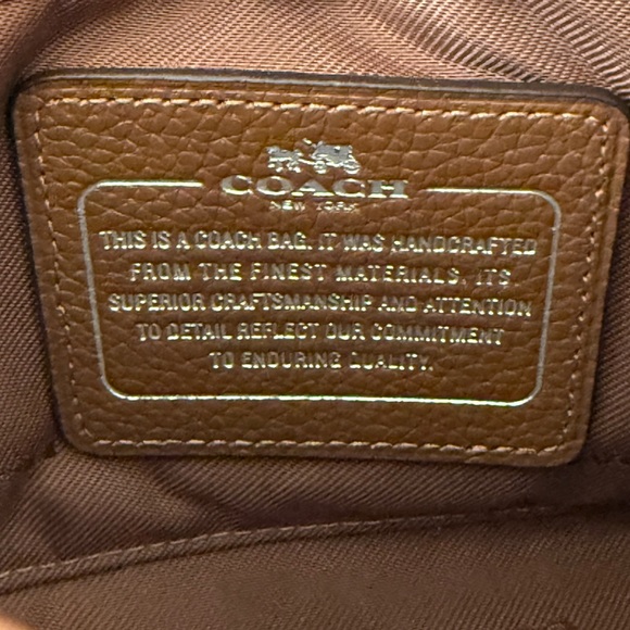 EUC Coach Polished Pebble Leather Crosstown Crossbody - Picture 5 of 8